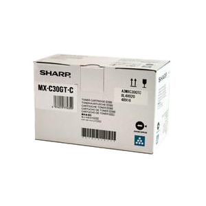 ORIGINAL Sharp toner ciano MX-C30GTC ~6000 Seiten