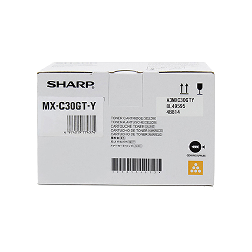ORIGINAL Sharp toner giallo MX-C30GTY ~6000 Seiten